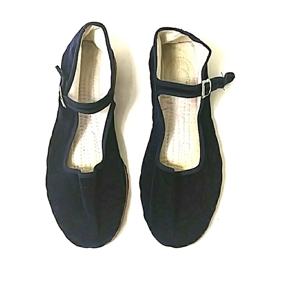 mary jane china flats